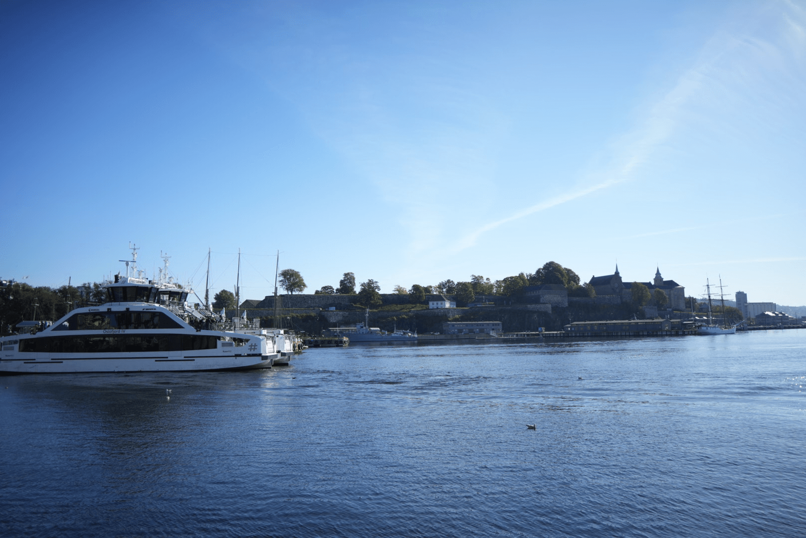 从阿克海湾回望阿克斯胡斯城堡